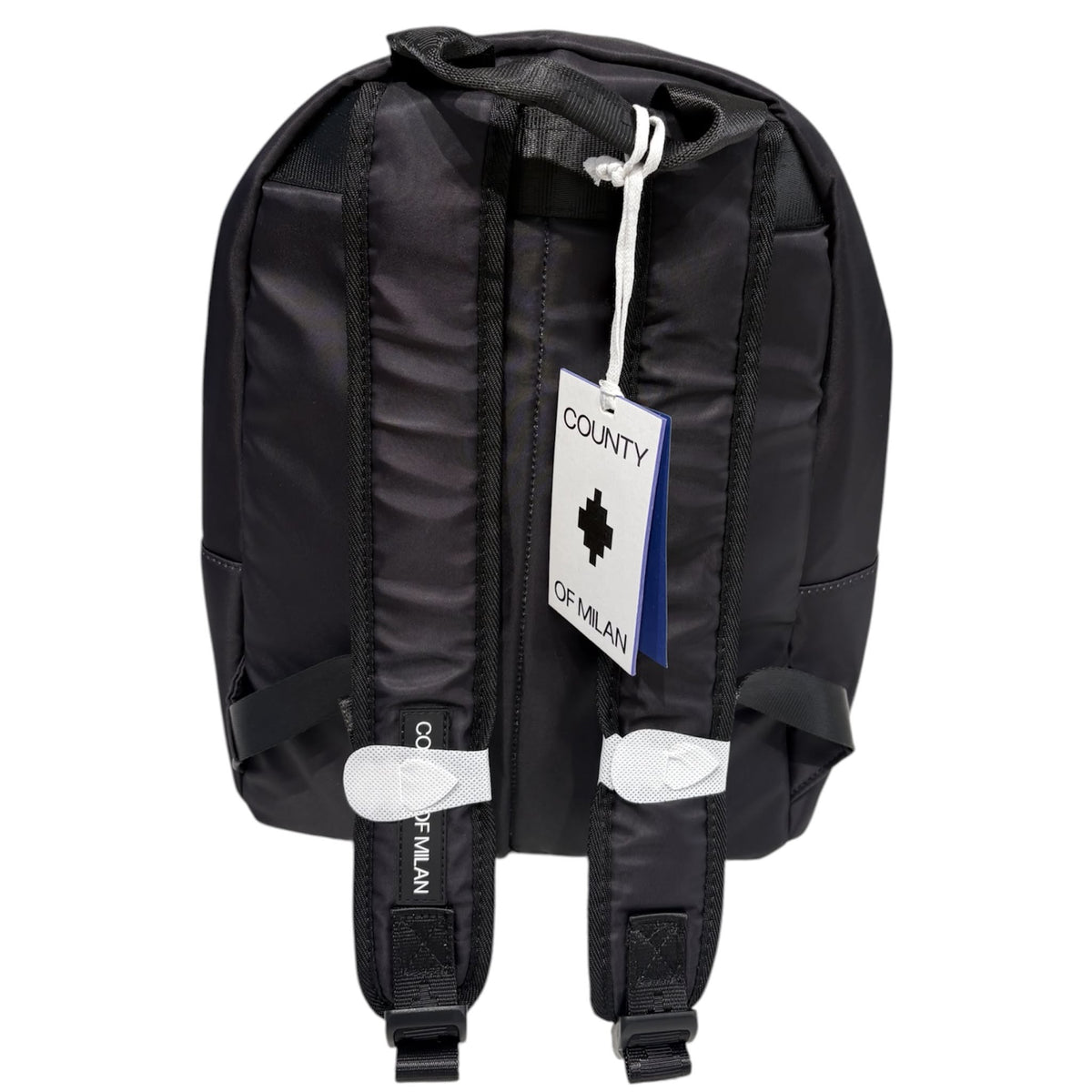 Zaino Marcelo Burlon County of Milan Nylon Logo Nero | Backpack Nylon