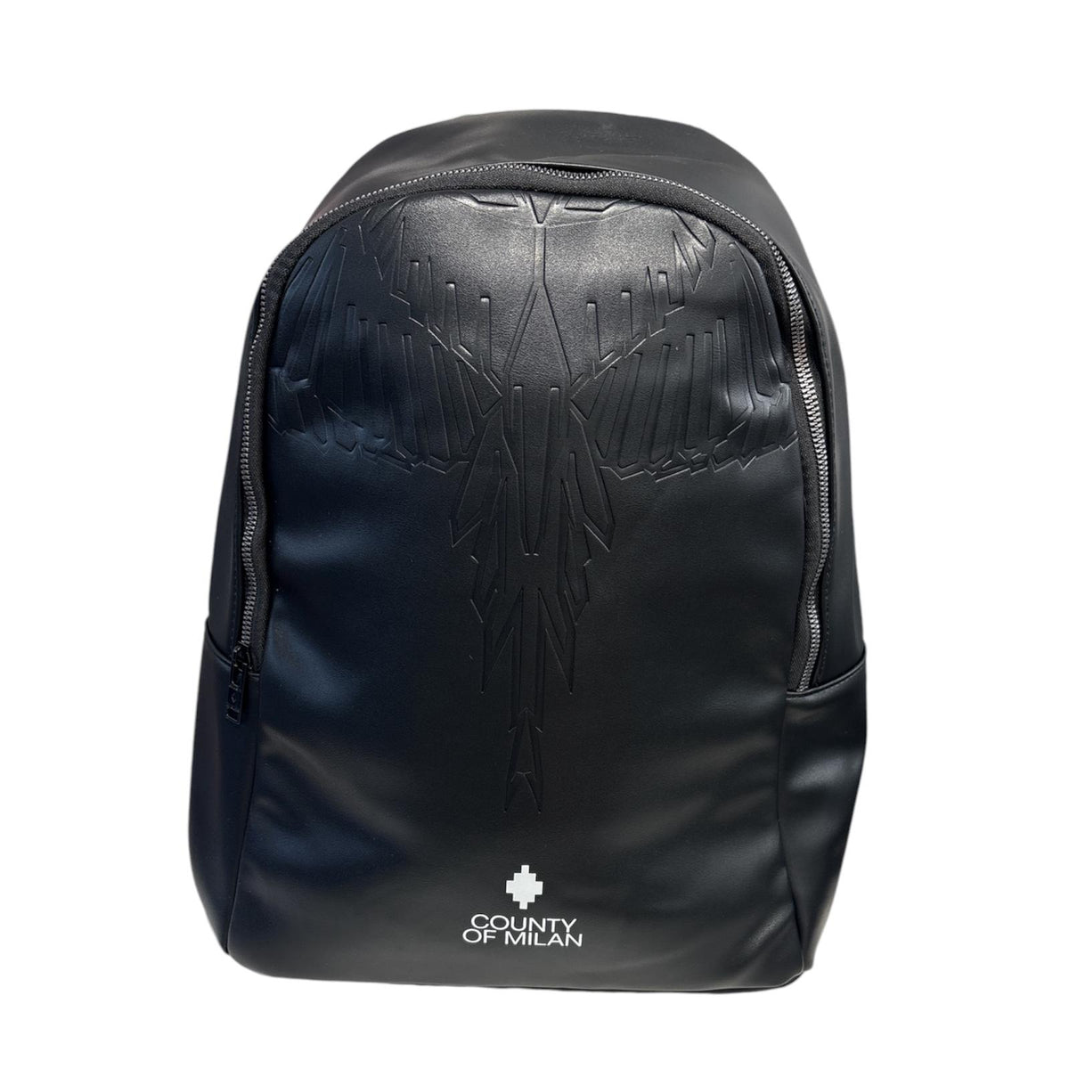 Zaino Marcelo Burlon County of Milan Embossed Wings Nero | Backpack Leather Look