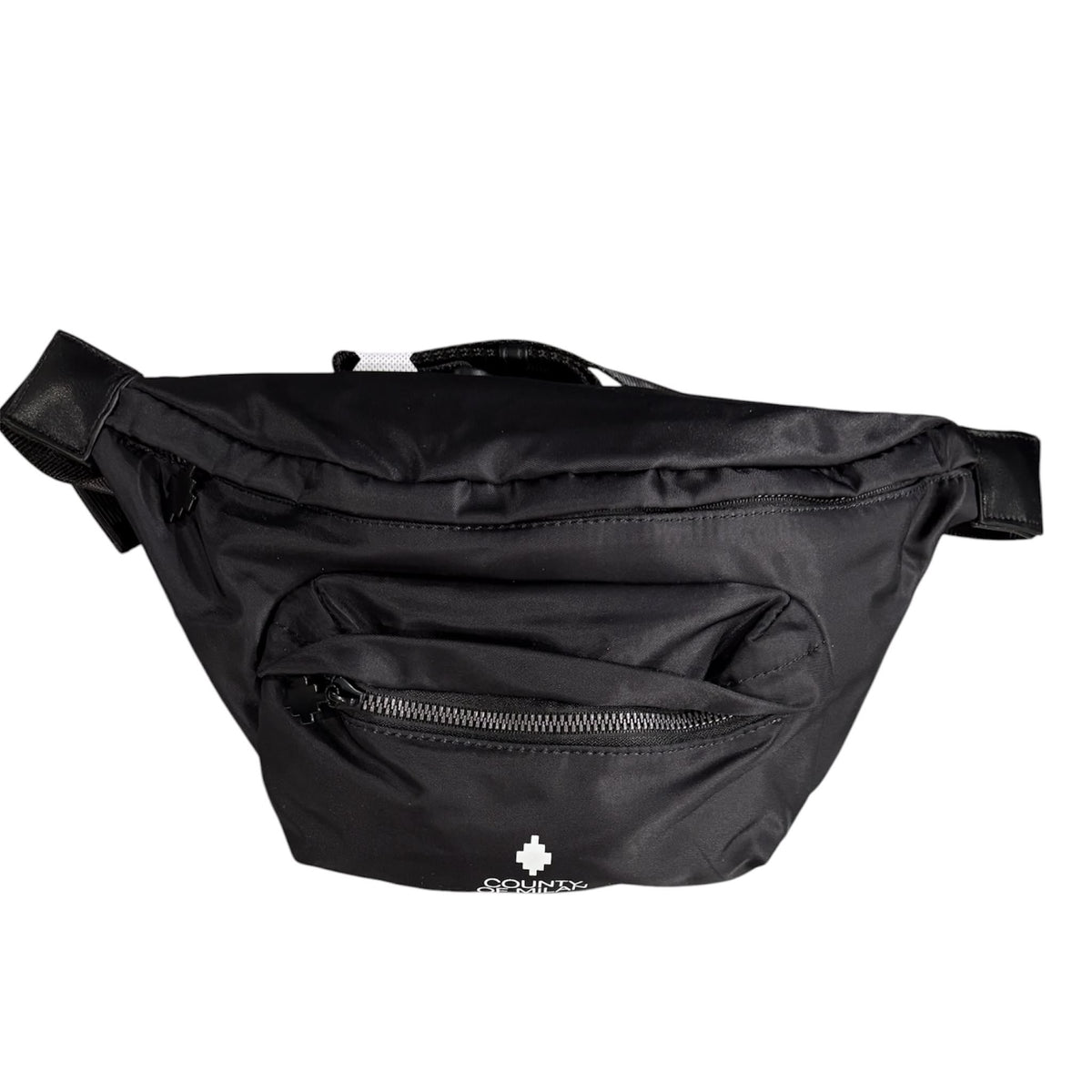 Marsupio Marcelo Burlon County of Milan Logo | Belt Bag Nero Nylon