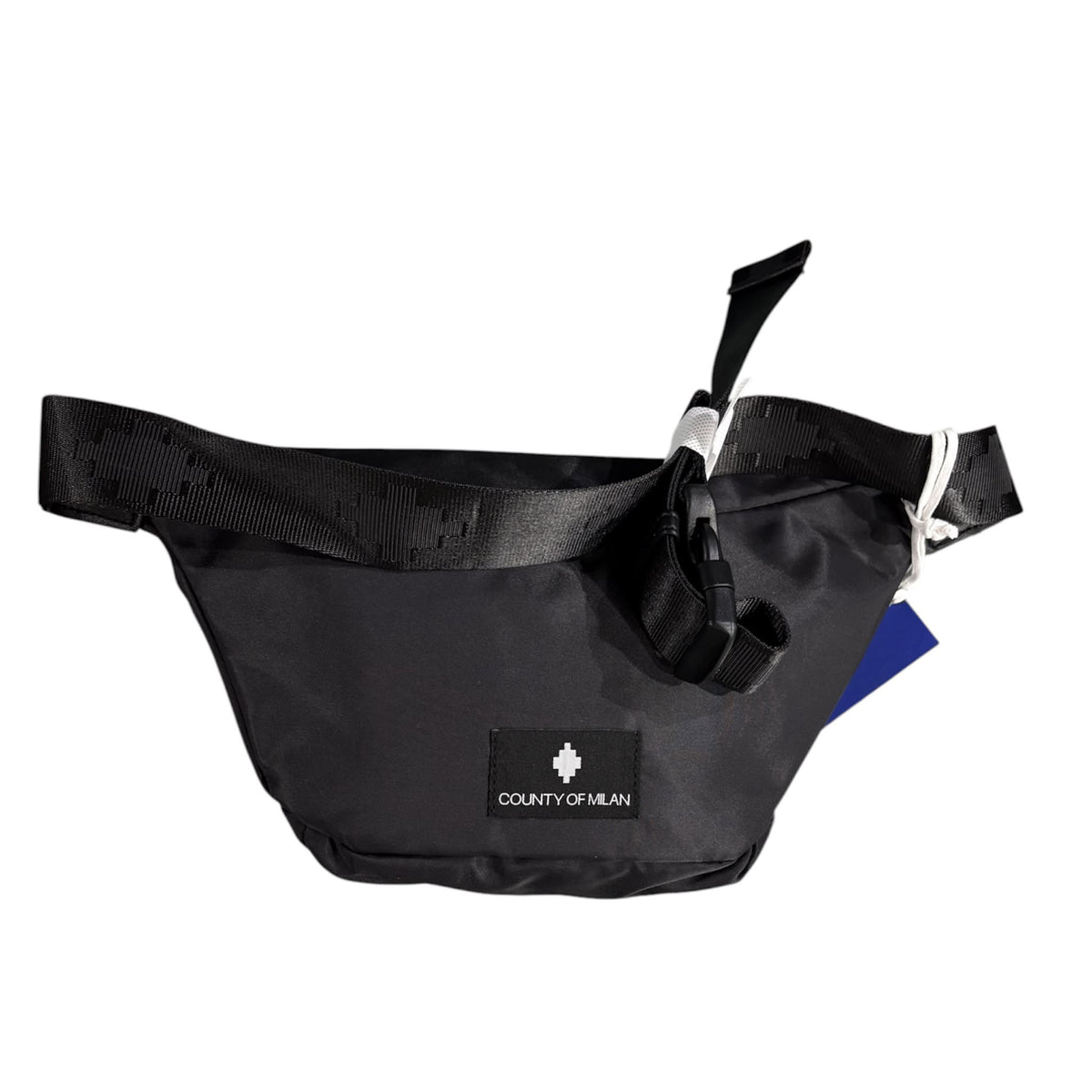 Marsupio Marcelo Burlon County of Milan Logo | Belt Bag Nero Nylon