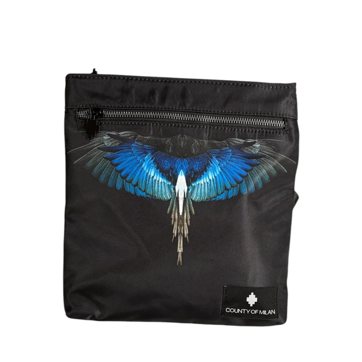 Borsa a Tracolla Marcelo Burlon County of Milan Ali Blu | Crossbody Nylon