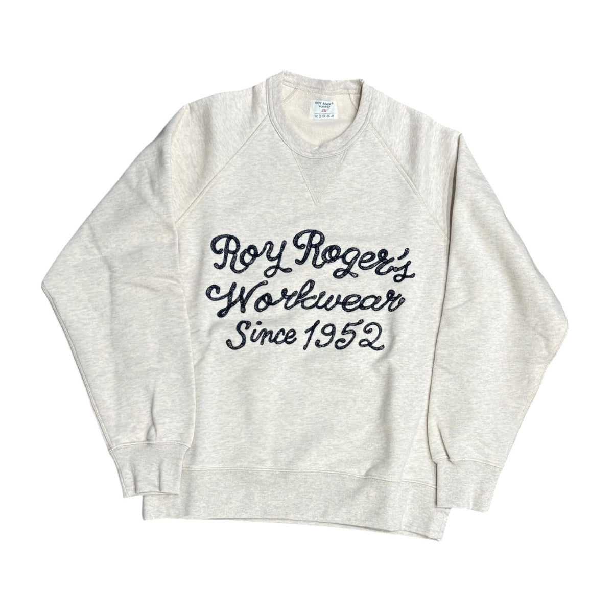 Felpa Girocollo Roy Roger's Workwear – "Since 1952" Melange