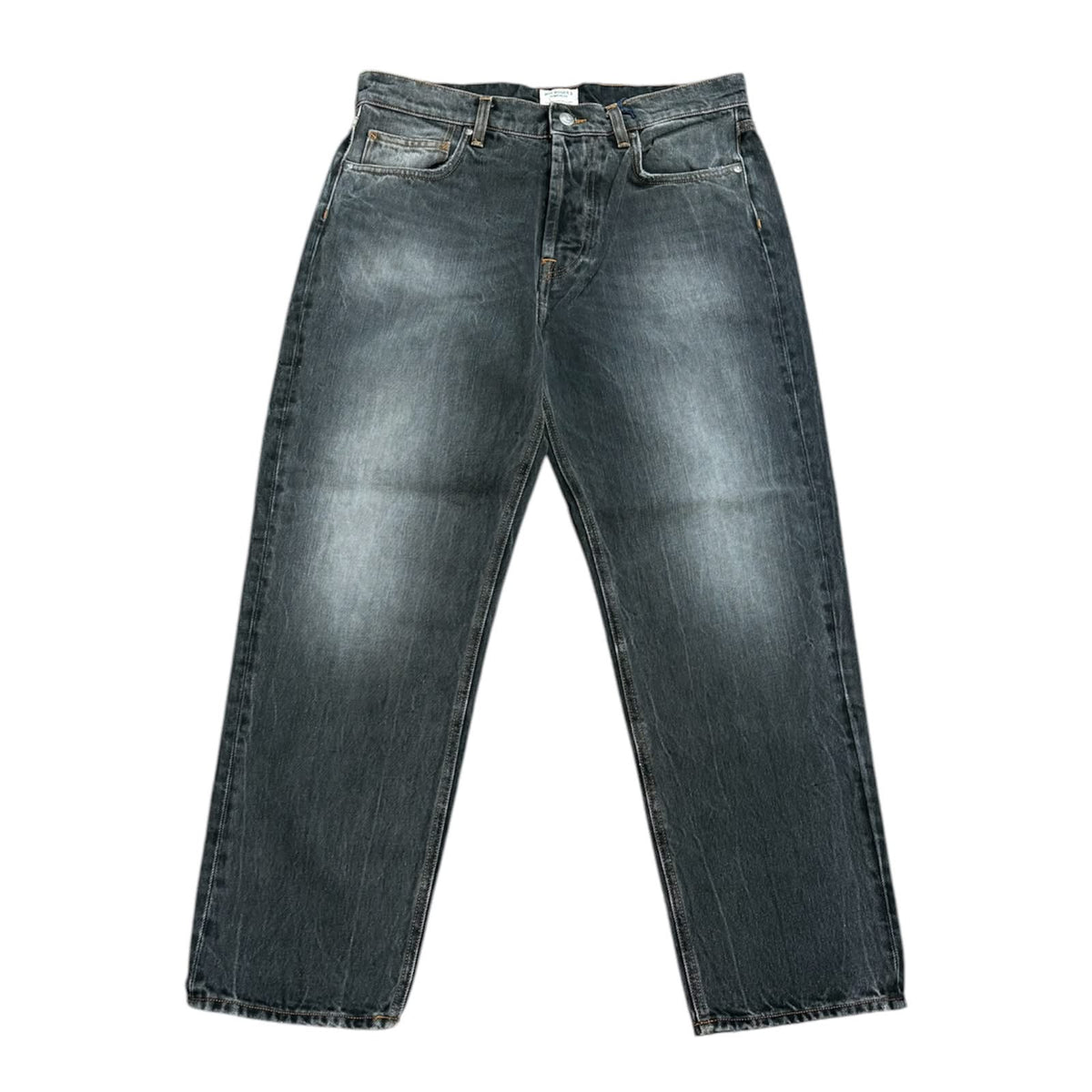 Jeans Roy Roger's Black Chimney - Denim Nero Lavato