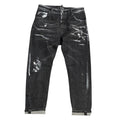 Jeans Patriòt PKYM48 Denim Couture Nero Wash Effect