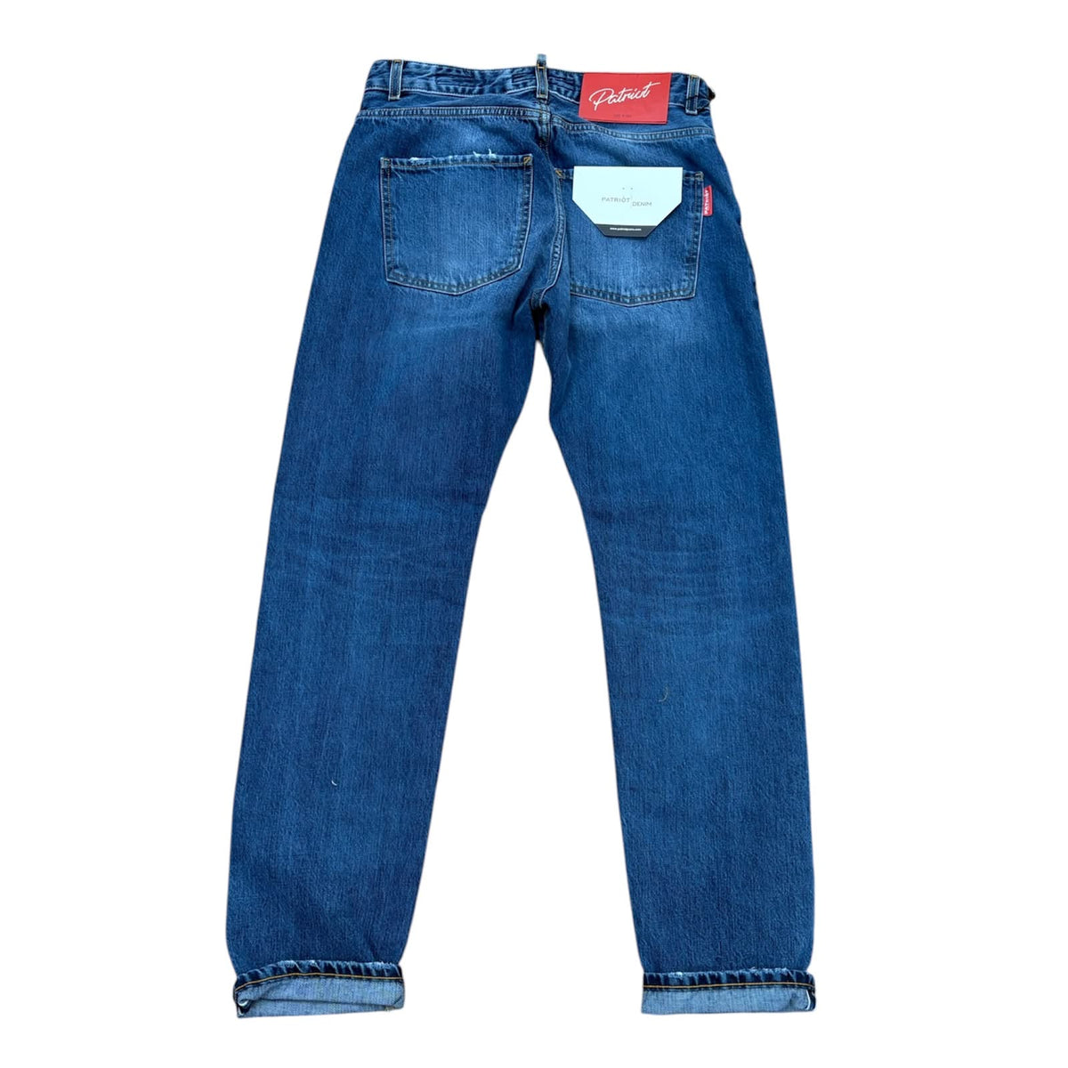 Jeans Uomo Patriot Denim KYM135 – Fit Regolare e Lavaggio Medio