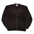 MARKUP Cardigan nero in lana con lavorazione a maglia inglese Cod. MK2900051