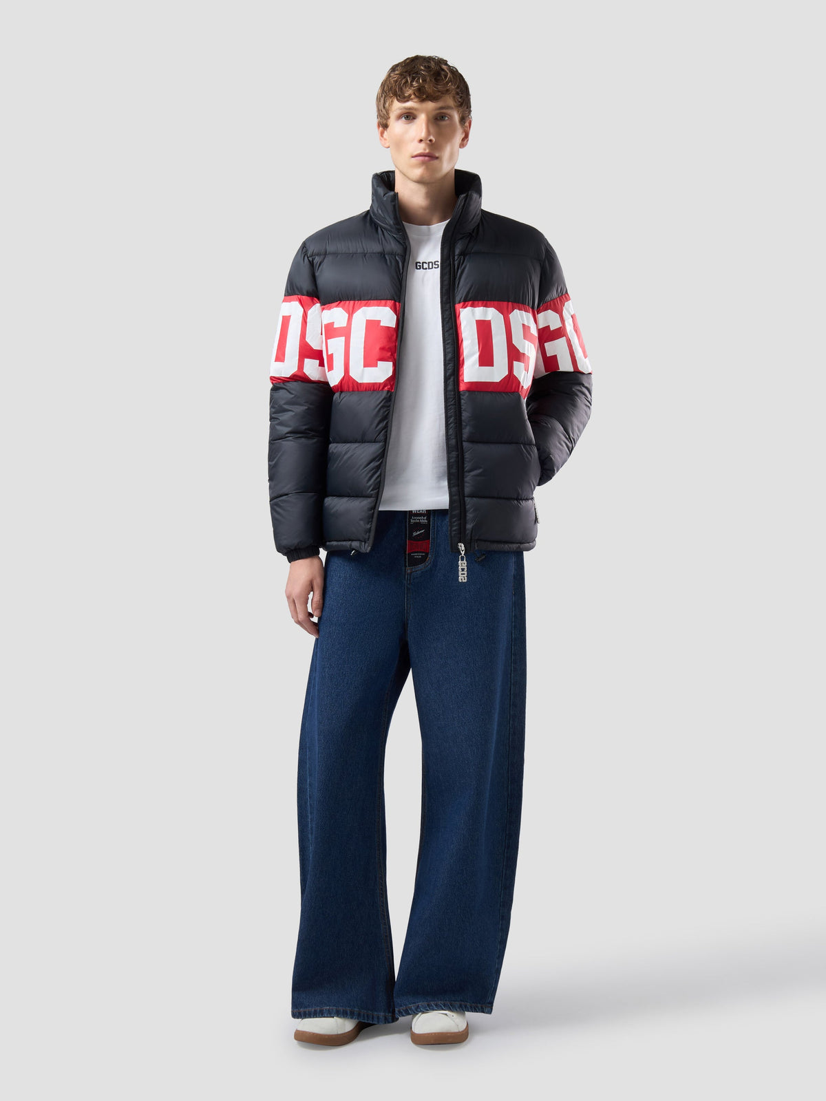 GCDS Piumino con Band Logo