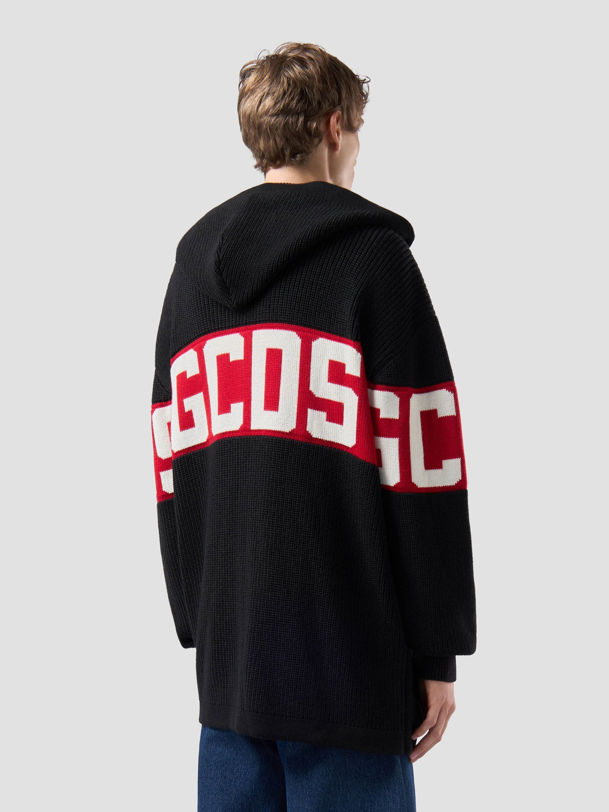 GCDS Giacca con Cappuccio con Band Logo