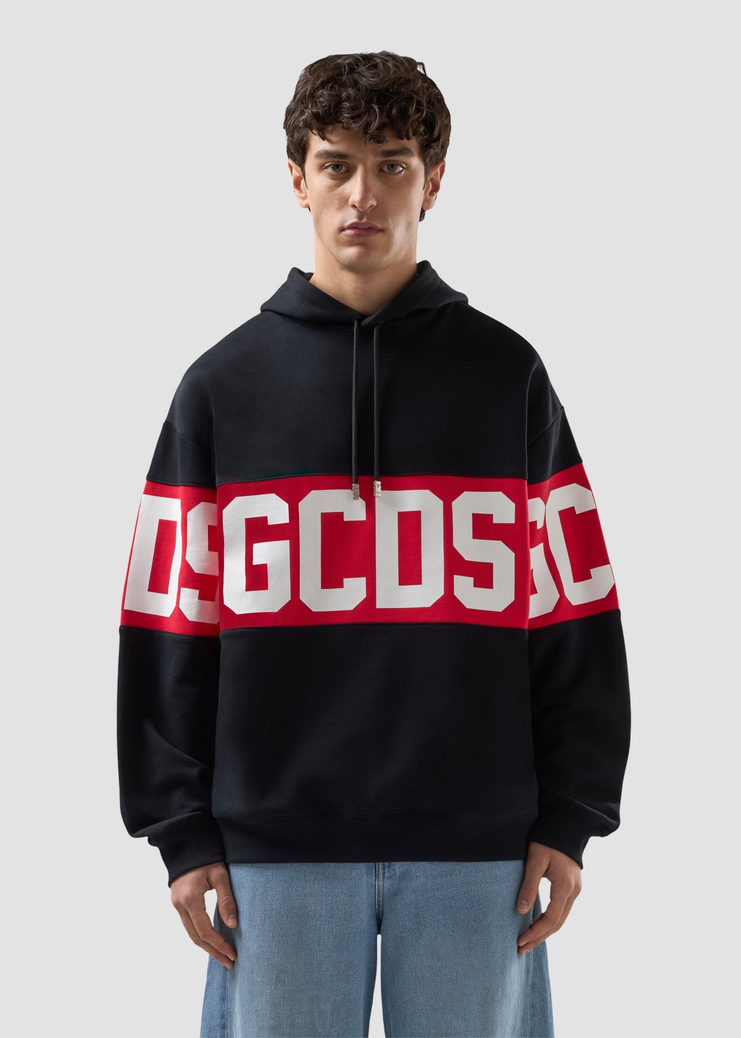 GCDS Felpa con cappuccio con Banda Logo Z0MLQE138F004