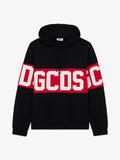 GCDS Felpa con cappuccio con Banda Logo Z0MLQE138F004