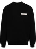 JACQUEMUS Felpa Gros Grain Black