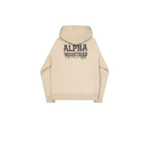 Alpha Industries Felpa con cappuccio Dripping Camo Print