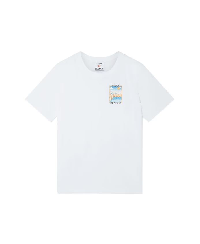 Casablanca Surreal Pool Short Sleeve T‑Shirt