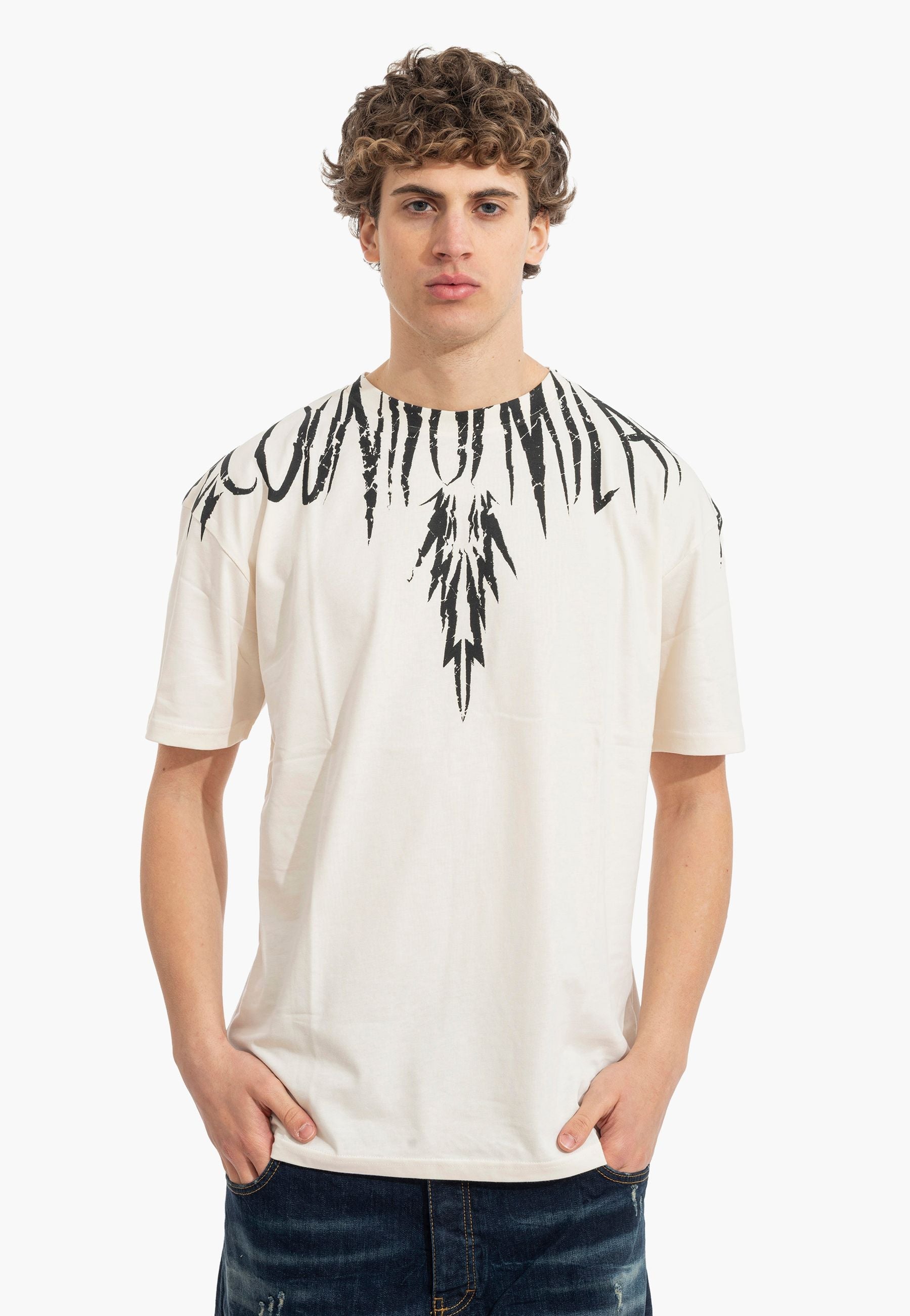 T-shirt MARCELO BURLON COUNTY OF MILAN S6CMMATH003 STYLE WINGS