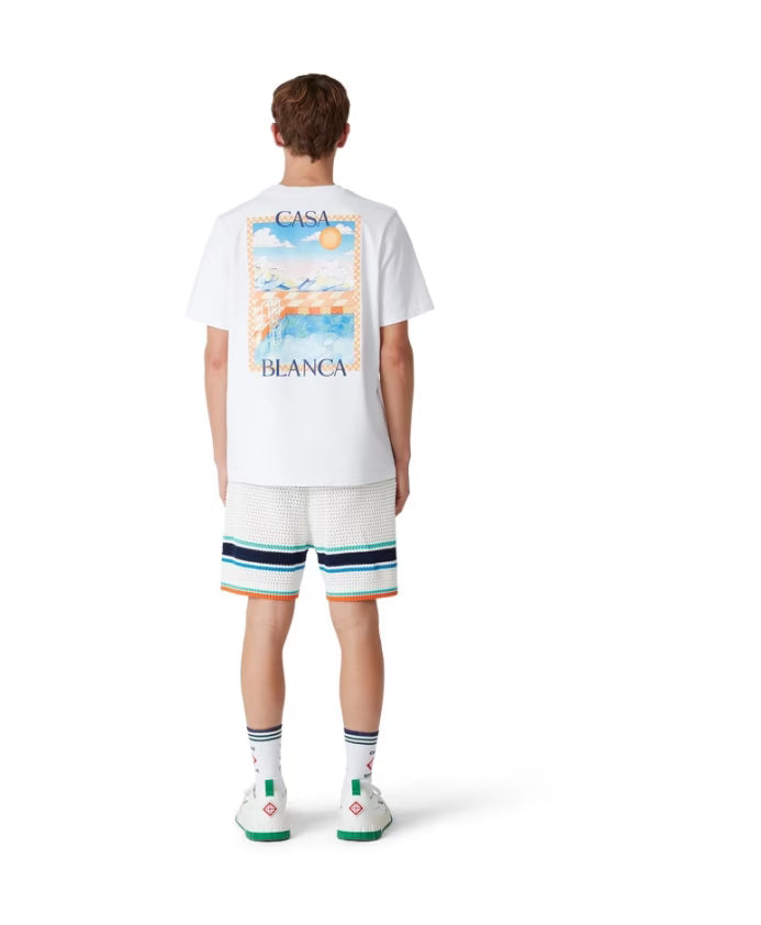 Casablanca Surreal Pool Short Sleeve T‑Shirt
