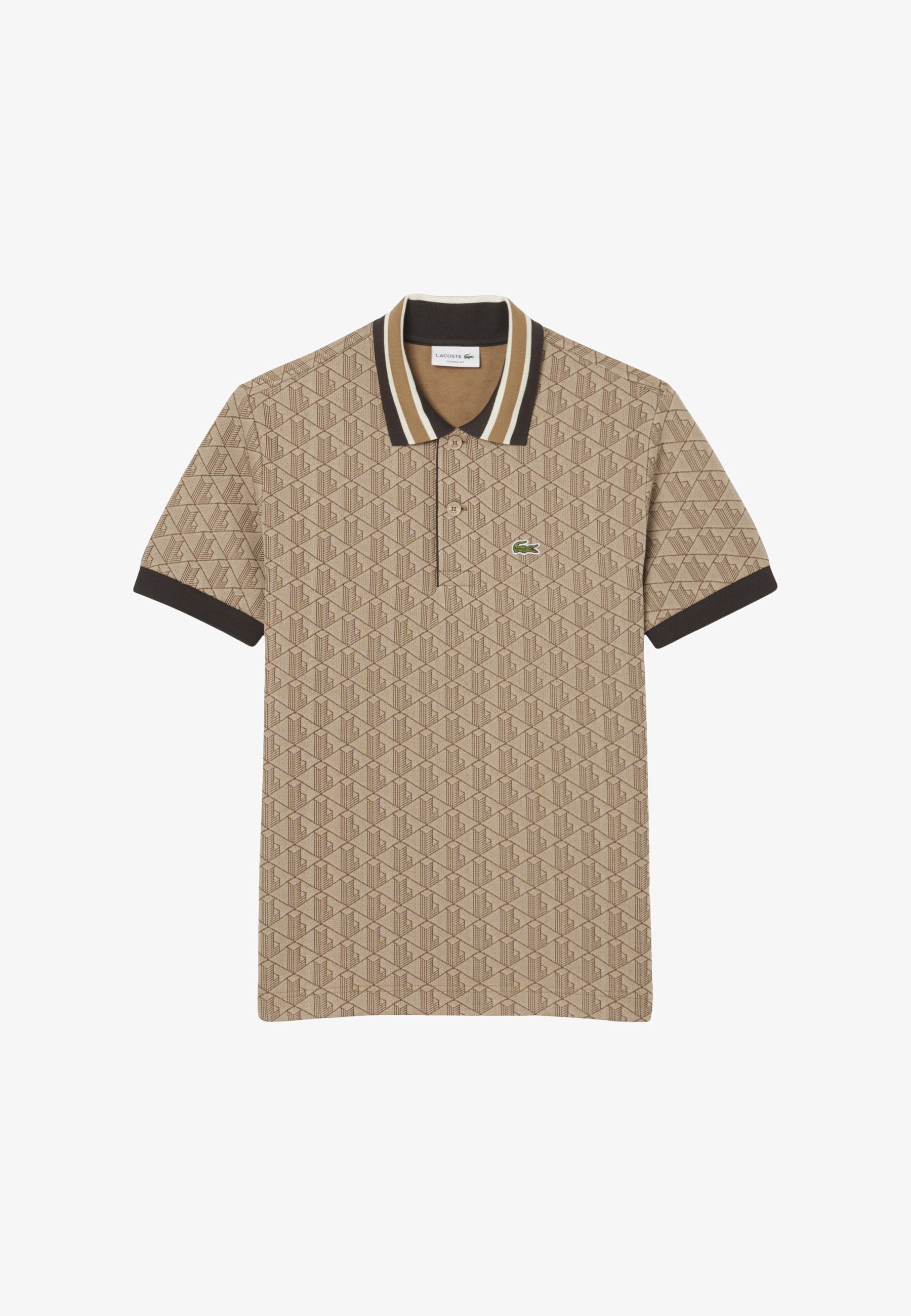 Lacoste Polo - beige marron ir