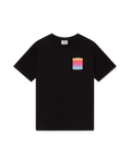 Casablanca Paris Gradient Square Logo Short Sleeve T-Shirt in Black