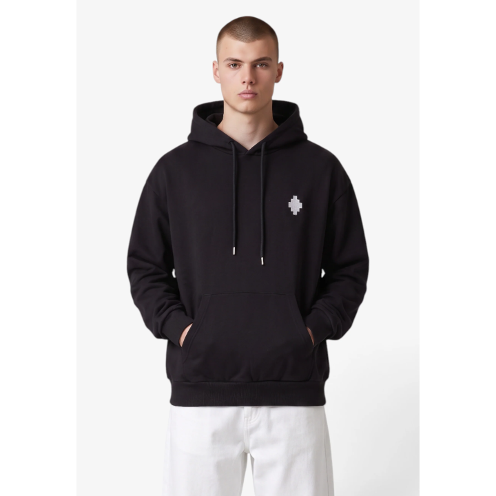 Felpa cappuccio MARCELO BURLON COUNTY OF MILAN F6CMMAHS106 HOODIE BASIC LOGO POSTERIORE