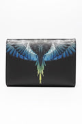 COUNTY OF MILAN BY MARCELO BURLON POCHETTE COMAS260348 BLACK/ROYAL WINGS