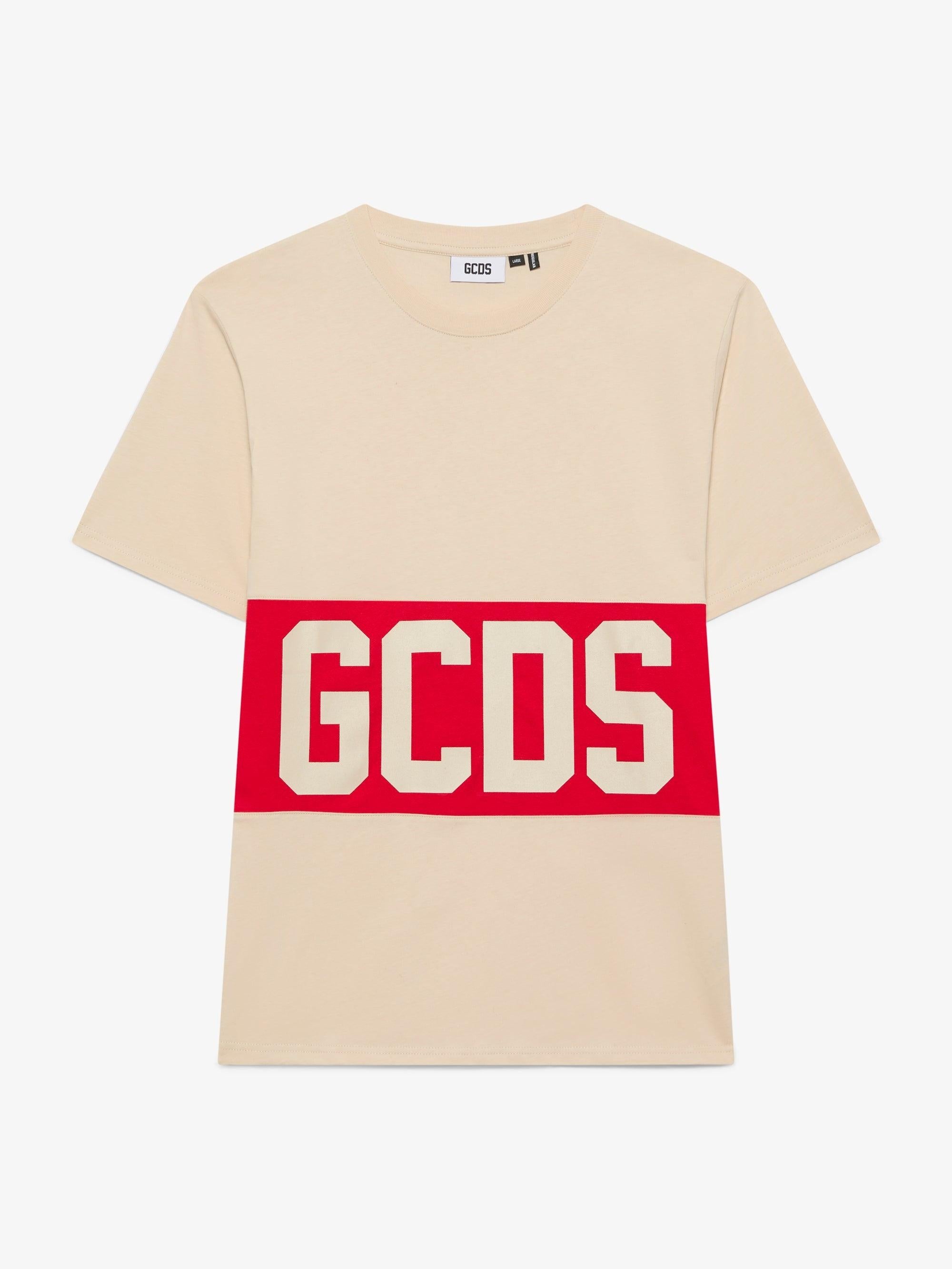 GCDS BAND LOGO LOOSE SS T-SHIRT
