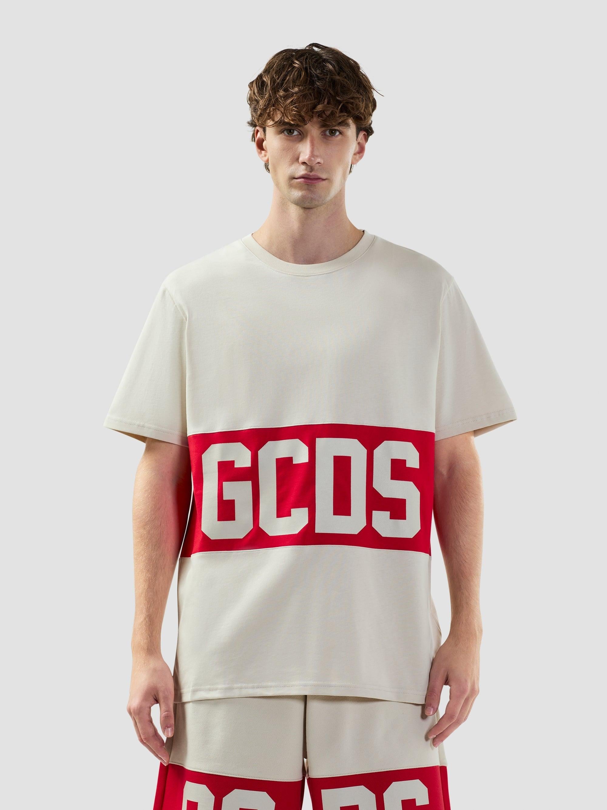 GCDS BAND LOGO LOOSE SS T-SHIRT