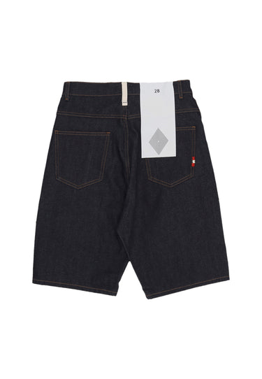 Amish  Jeans Corto Uomo Tommy Raw Bermuda Denim