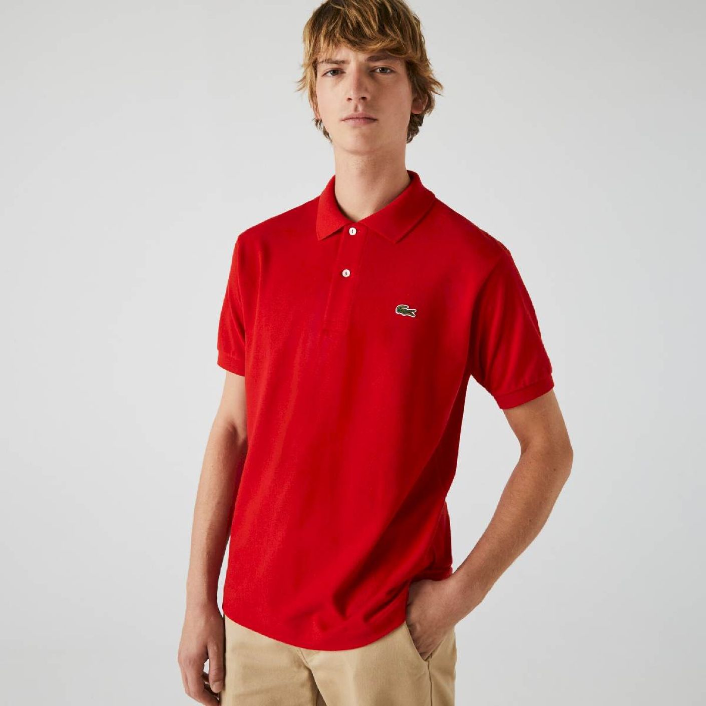Lacoste Polo 1212 Rosso-240 da Uomo