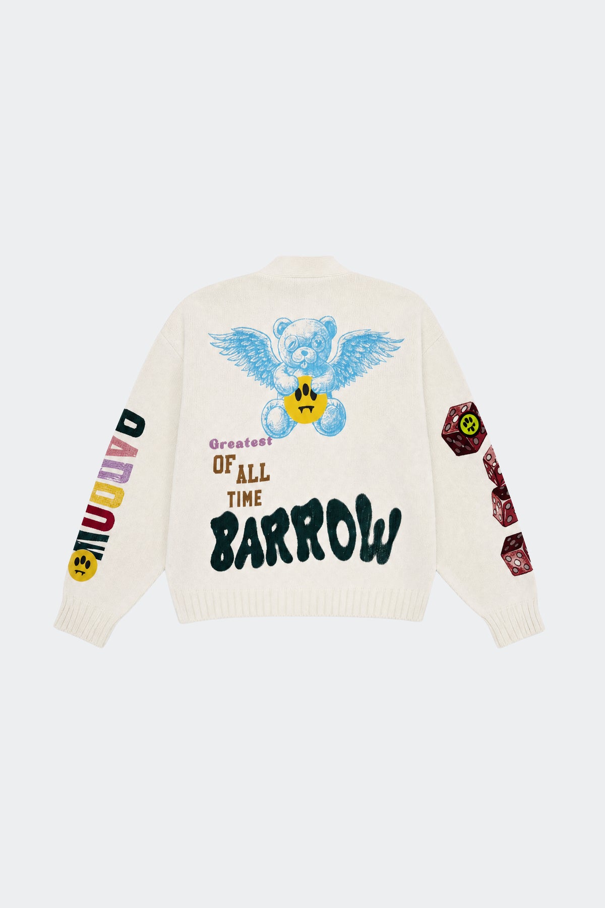 Barrow Cardigan Con Grafiche Multicolor